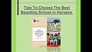 Best Boarding School in Haryana
