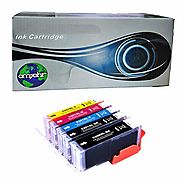 amsahr Remanufactured Replacement Ink Cartridges for Canon PGI-250XL CLI-251XL (2 Black, 3 Color, 5-Pack) Compatible ...