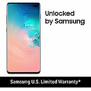 Samsung Galaxy S10+ Plus Factory Unlocked Phone with 128GB (U.S. Warranty), Prism White