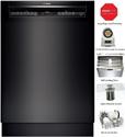 Bosch SHE68T56UC 800 Series 24" Black Semi Integrated Built-In Dishwasher - Energy Star