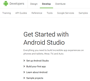 Develop Apps | Android Developers