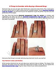 6 things to consider while buying a diamond rings hudson-poole-fine-jewelers