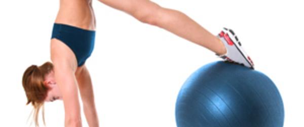 Headline for + 20 Fitness Ball Workouts & Tips