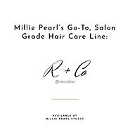 Millie Pearl Studio proudly carries the R+Co product line