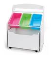Tot Tutors Toy Organizer Storage Bins Dark Pine