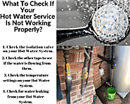 What To Check If Your Hot Water Service Is Not Working Properly