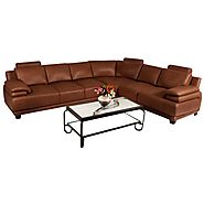 Bharat Lifestyle Amaze Leatherette 6 Seater (Finish Color - Brown)