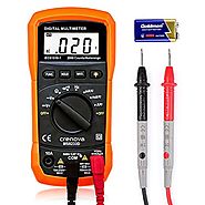 Digital Multimeter, Crenova MS8233D Auto-Ranging Digital Multimeters Electronic Measuring Instrument AC Voltage Detec...