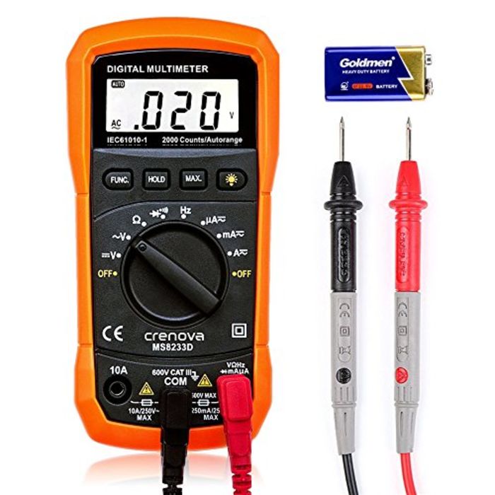Etekcity MSR-R500 Digital Multimeter, Amp Volt Ohm Voltage Tester Meter
