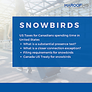 US Taxes for Canadian Snowbirds