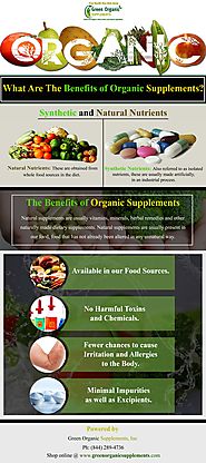 What are the Benefits of Organic Supplements?