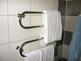 Install heated towel rails in your bathroom
