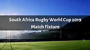 South Africa Rugby World Cup 2019 Schedule - RWC 2019 Live Stream
