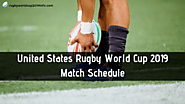 United States Rugby World Cup 2019 Schedule - RWC 2019 Live Stream