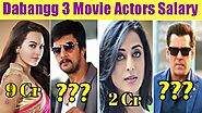 Dabangg 3 Movie Actor's Salary Will Shock You || Salman Khan || Sonakshi Sinha - Hammad TV
