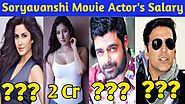 Sooryvanshi Shocking Actor's Salary | Akshay Kumar | Katrina Kaif | Niharica Raizada