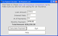 Auto Payment Calculator