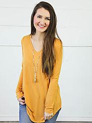Shop Women's Basic Long Sleeve Tops By Southern Honey Boutique