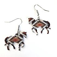 Latest Horses Jewelry, Earring Light weight Statement Earring Colorful Jewelry