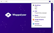 Wappalyzer – Site Analyser(Technology Identifier)
