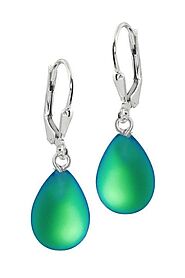 Dangling Crystal Drop Earrings by LeightWorks, San Diego