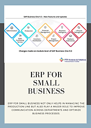 ERP For Small Business