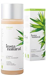 InstaNatural Vitamin C Facial Cleanser - Anti Aging, Breakout & Wrinkle Reducing Face Wash for Clear & Reduced Pores ...