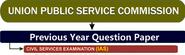 UPSC Civil Services Preliminary Exam Previous Year Question Paper