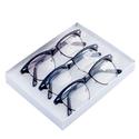 Vintage Inspired Classic Half Frame Nerd Wayfarers UV400 Clear Lens Glasses
