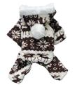 Petparty Dog Hoodie for Dog Coat Dog Jumpsuit Cozy Fashion Dog Clothes Pet Clothes ,L