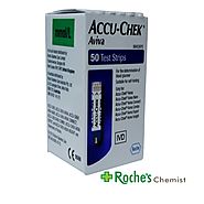 Accu-chek Aviva 1 x 50 Diabetic Test strips for diabetes in pregnancy- Roche’s Chemist