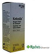 Ketone Strips 50 - For Urine Testing- Roche’s Chemist