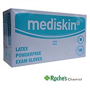 Powder Free Latex Gloves Medium x 100 Non Sterile- Roche’s Chemist