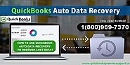 Recover Lost Data Files Using QuickBooks Auto Data Recovery