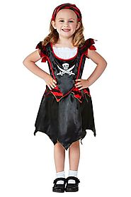 Toddler Pirate Skull & Crossbones Fancy Dress | Historical Costume