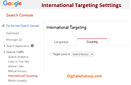 International Targeting | International SEO tips - Webmaster