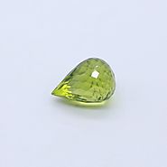 Buy Natural Peridot Drops Briolette or Faceted Drops| My Earth Stone