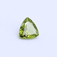 Buy Peridot Trillion Faceted | My Earth Stone