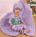 One Ball Baby Blanket & Hat