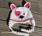 Knot Your Nana's Crochet: Valentines Kitty Hat