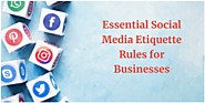 Social Media Etiquette Rules
