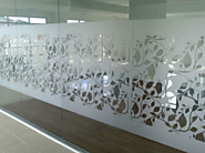 Promote Privacy and Your Brand with Decorative Glass