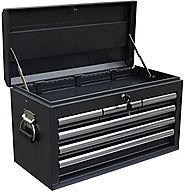 WEN 74706 26-Inch 6 Drawer Tool Chest, Silver/Black