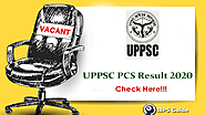 UPPSC PCS Result 2020| Check PSC Upper Subordinate Result 2020