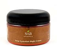 Sia Botanics Deep Hydration Night Cream Face 4 oz.