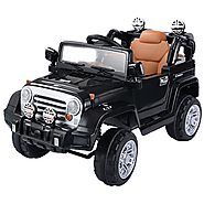 Costzon 12V MP3 Kids Ride On Truck Jeep Car RC Remote Control w/ LED Lights Music New