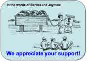 Bartles and Jaymes quote on support