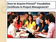 Online Apply for Prince2 Project Management Course in London