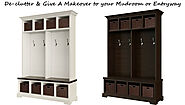 De-clutter and Give a Makeover to Your Mudroom or Entryway - Wholesale Wood Hoods