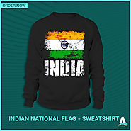 Keep the patriotism alive inside you with this amazing Indian flag Sweartshirt,